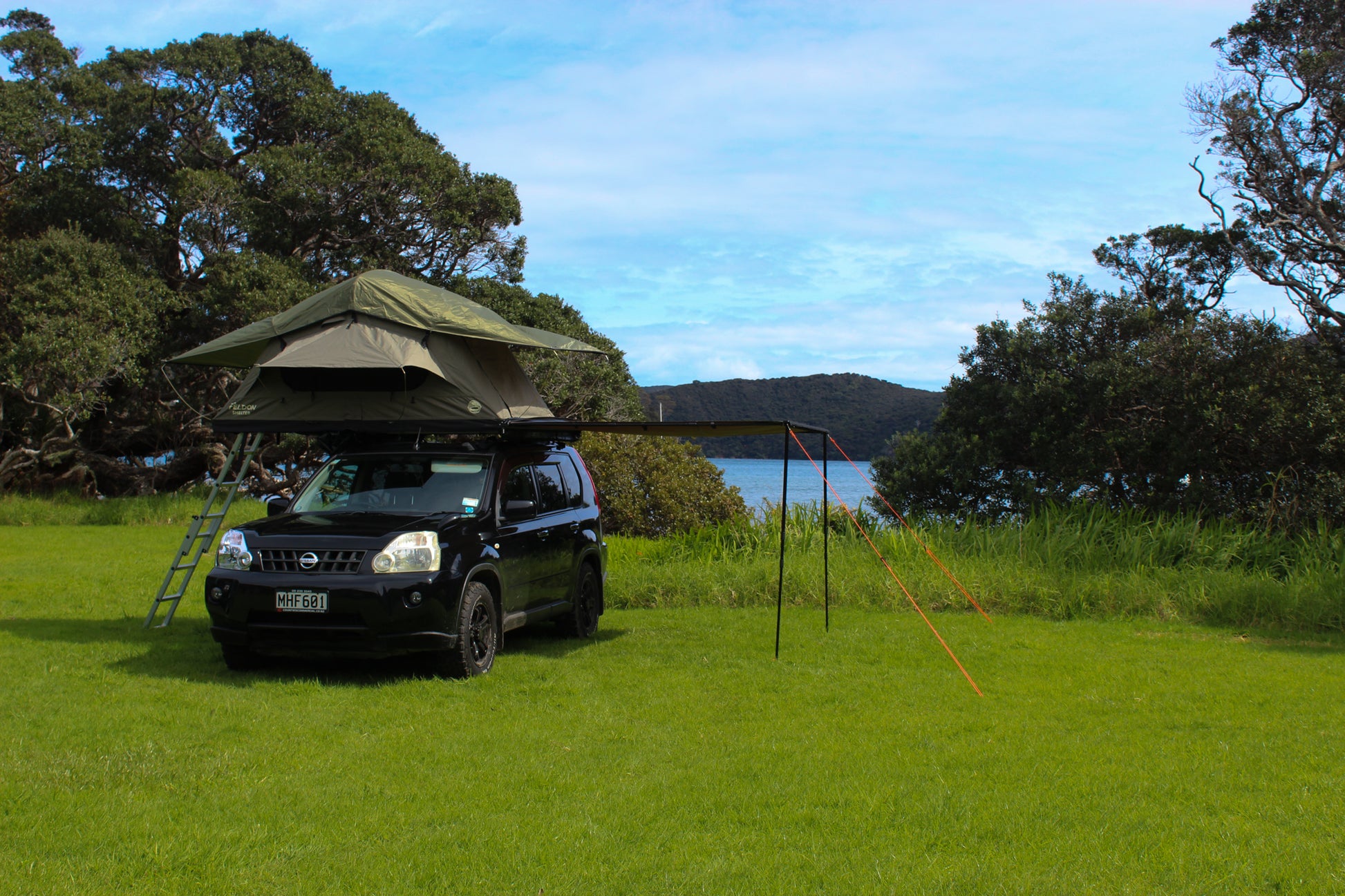 roof top tent rental new zealand Stay High Adventure Vehicle